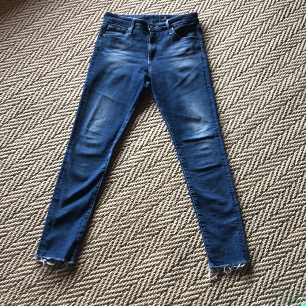 AG Farrah high rise skinny ankle jeans